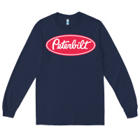 Navy Peterbilt Long Sleeve Tee - linhVisuals