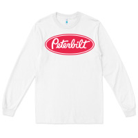 White Peterbilt Long Sleeve Tee - linhVisuals