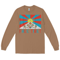 Toasted Coconut free tibet Long Sleeve Tee - linhVisuals