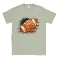 Matcha American Flag Football Leopard Classic Tee - CowCowDesign