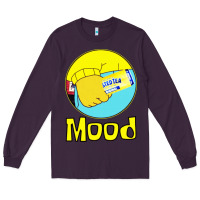 Plum twisted tea mood Long Sleeve Tee - linhVisuals