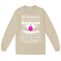 Mushroom my husband holds the key to my heart Long Sleeve Tee - linhVisuals