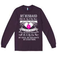 My Husband Holds The Key To My Heart Long Sleeve Tee | Teevron