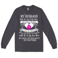 Smoke my husband holds the key to my heart Long Sleeve Tee - linhVisuals