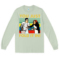 Matcha you just fold it in vintage retro Long Sleeve Tee - linhVisuals