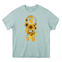 Arona childhood cancer awareness dreamcatcher Heavy Core Tee - Jasminsmagicworld