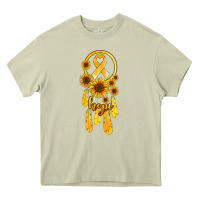 Mossy childhood cancer awareness dreamcatcher Heavy Core Tee - Jasminsmagicworld