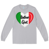 Moon Dust italy flag for women italian girl Long Sleeve Tee - linhVisuals