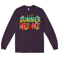 Plum summer time Long Sleeve Tee - CowhideDigitalArt