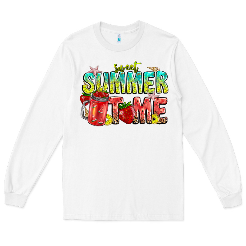 Summer Time Long Sleeve Tee by CowhideDigitalArt | Teevron