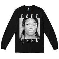 Black free meek mans Long Sleeve Tee - linhVisuals