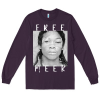 Plum free meek mans Long Sleeve Tee - linhVisuals
