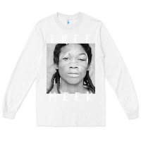 White free meek mans Long Sleeve Tee - linhVisuals