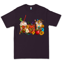 Plum Teacher Coffee Cups Premium Tee - FaDigitalArtStudio