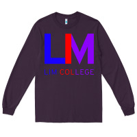 Plum lim college Long Sleeve Tee - linhVisuals