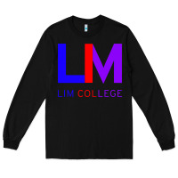 Black lim college Long Sleeve Tee - linhVisuals
