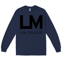 Navy lim college Long Sleeve Tee - linhVisuals