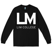 Black lim college Long Sleeve Tee - linhVisuals