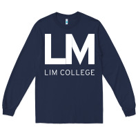 Navy lim college Long Sleeve Tee - linhVisuals
