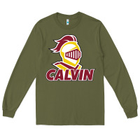 Army Green calvin knights cu Long Sleeve Tee - linhVisuals