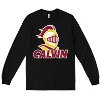 Black calvin knights cu Long Sleeve Tee - linhVisuals