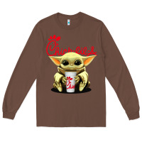 Chestnut baby yoda hold Long Sleeve Tee - linhVisuals