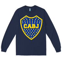Navy boca juniors football Long Sleeve Tee - linhVisuals