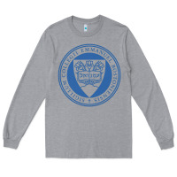 Heather Grey Emmanuel College Long Sleeve Tee - linhVisuals