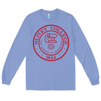 Colony Blue olivet college vectorized Long Sleeve Tee - linhVisuals