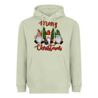 Matcha Merry Christmas Gnomes Heavyweight Hoodie - RanaPortraitStore