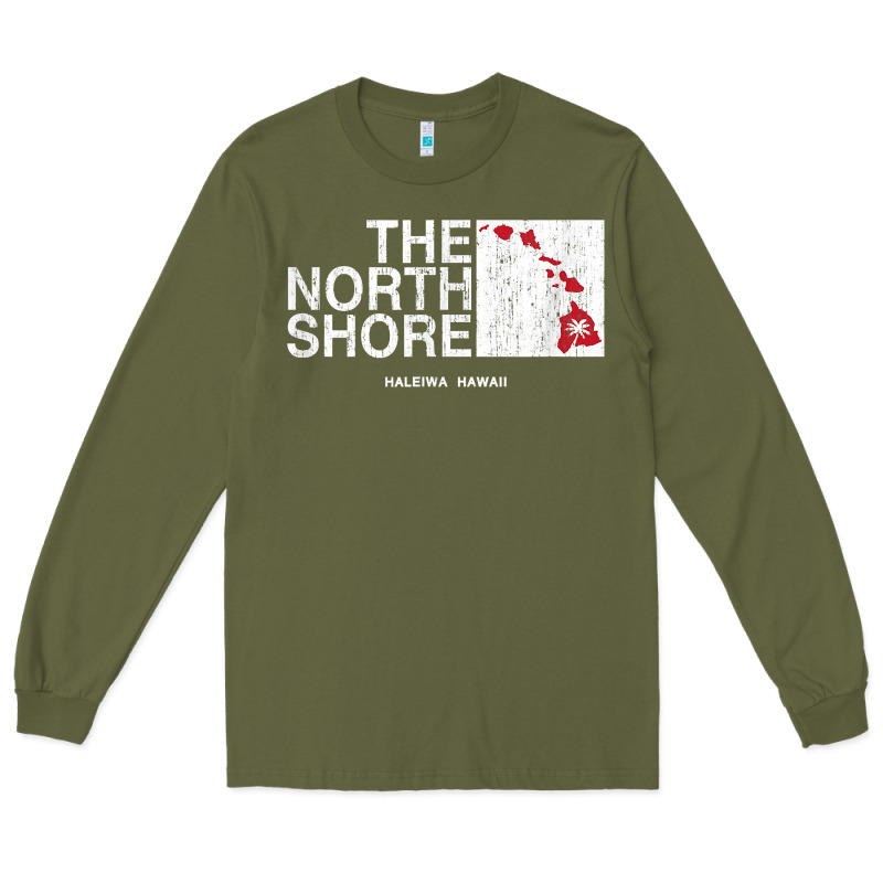 Hawaii Islands North Shore Haleiwa Vintage Style T Shirt Long Sleeve Tee by linhVisuals | Teevron