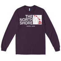 Plum hawaii islands north shore haleiwa vintage style t shirt Long Sleeve Tee - linhVisuals