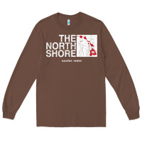 Chestnut hawaii islands north shore haleiwa vintage style t shirt Long Sleeve Tee - linhVisuals