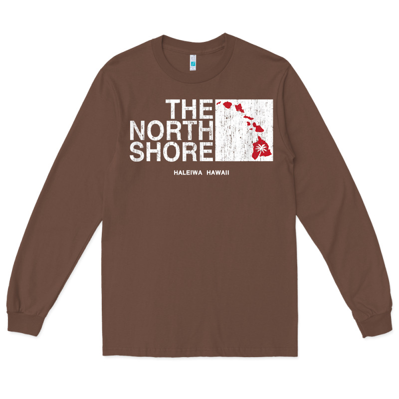Hawaii Islands North Shore Haleiwa Vintage Style T Shirt Long Sleeve Tee by linhVisuals | Teevron