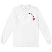 White hawaii islands north shore haleiwa vintage style t shirt Long Sleeve Tee - linhVisuals