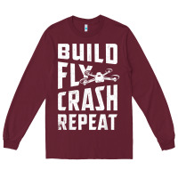 Drone Tshirt Shirts For Multicopter Boy Men Kids Fpv Pilot T Shirt Long Sleeve Tee | Teevron