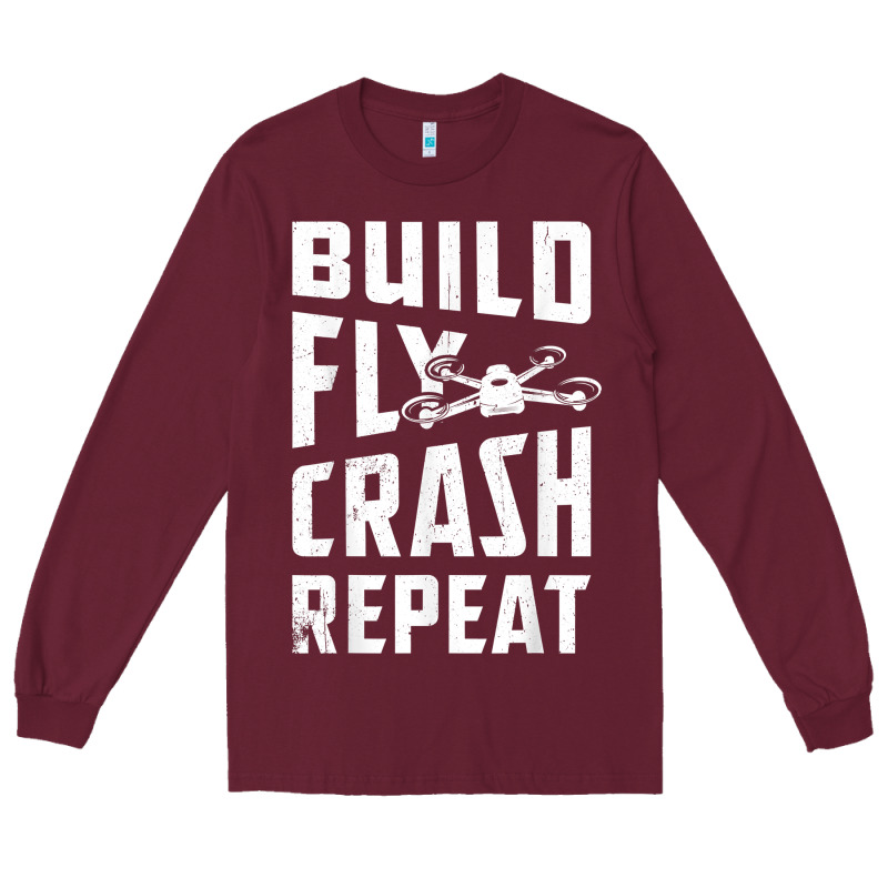 Drone Tshirt Shirts For Multicopter Boy Men Kids Fpv Pilot T Shirt Long Sleeve Tee by linhVisuals | Teevron