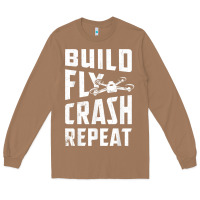 Toasted Coconut drone tshirt shirts for multicopter boy men kids fpv pilot t shirt Long Sleeve Tee - linhVisuals
