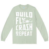 Matcha drone tshirt shirts for multicopter boy men kids fpv pilot t shirt Long Sleeve Tee - linhVisuals