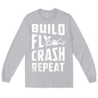 Moon Dust drone tshirt shirts for multicopter boy men kids fpv pilot t shirt Long Sleeve Tee - linhVisuals