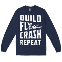 Drone Tshirt Shirts For Multicopter Boy Men Kids Fpv Pilot T Shirt Long Sleeve Tee | Teevron