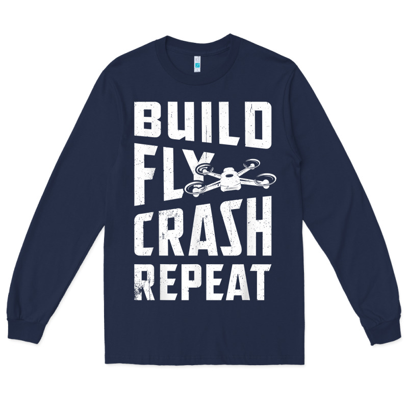 Drone Tshirt Shirts For Multicopter Boy Men Kids Fpv Pilot T Shirt Long Sleeve Tee by linhVisuals | Teevron