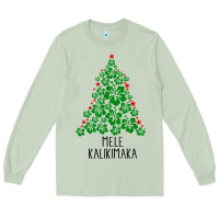 Matcha hawaiian christmas tree mele kalikimaka hawaii tropical t shirt Long Sleeve Tee - linhVisuals