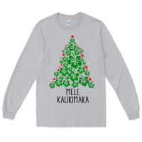 Moon Dust hawaiian christmas tree mele kalikimaka hawaii tropical t shirt Long Sleeve Tee - linhVisuals