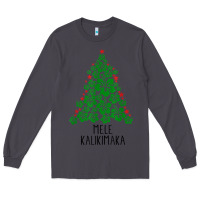 Smoke hawaiian christmas tree mele kalikimaka hawaii tropical t shirt Long Sleeve Tee - linhVisuals