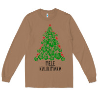 Hawaiian Christmas Tree Mele Kalikimaka Hawaii Tropical T Shirt Long Sleeve Tee | Teevron