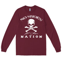 Burgundy kenny chesney shoes nation tour 2022 Long Sleeve Tee - linhVisuals