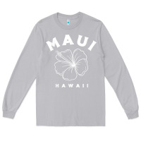 Moon Dust hawaii flower for women hibiscus maui hawaii t shirt Long Sleeve Tee - linhVisuals