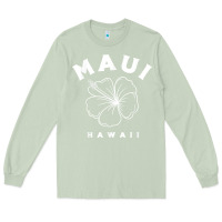 Matcha hawaii flower for women hibiscus maui hawaii t shirt Long Sleeve Tee - linhVisuals
