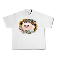 Lunar Rock hedgehog with sunflowers and leopard Urban Heavy Tee - Jasminsmagicworld